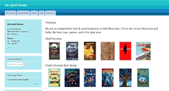 Desktop Screenshot of inkspellbooks.com